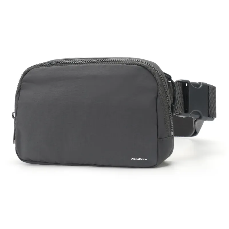 NANACREW Fabric One Shoulder Crossbody Bag Regular Unisex Beige/Pink/Dark Gray/Black/Marine Blue-13