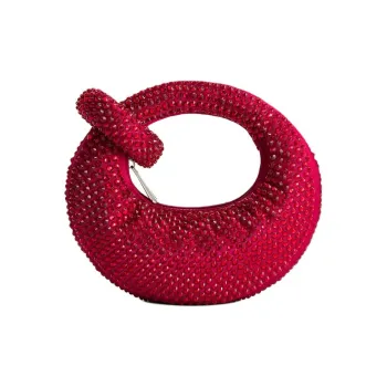 JW PEI Polyester Clutches Handbags Mini Women's Red