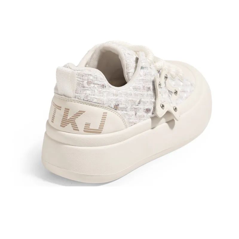 TTKJ Abrasion Resistant Slip Resistant Low Top Skateboard Shoes Women's-3