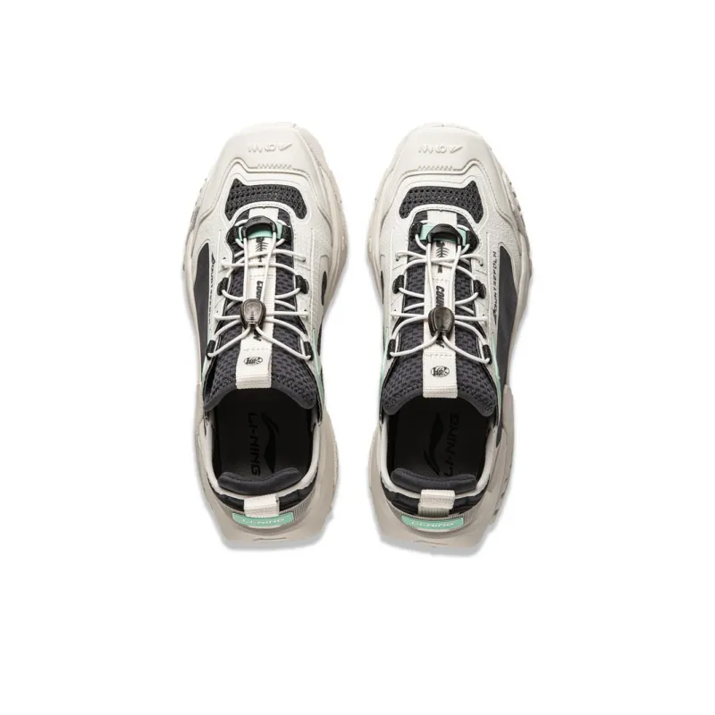 LiNing CF Linian SS Cushioning, Wear Resistant Low Top Casual Shoes Women's White Black-4