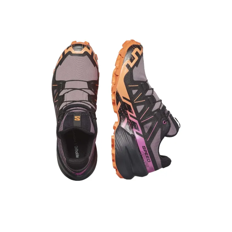 SALOMON Women's Speedcross 6 GORE-TEX 'Moonscape Bird Of Paradise'-3