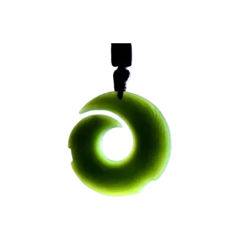 Bailiang Hetian Jade Pendants Green Jade Unisex