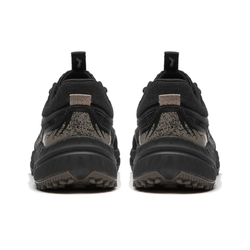 LiNing CF Tracing Collection Elegance Lite RT Cushioning Wear Resistant Low Top Trekking Shoes Men's Black-5