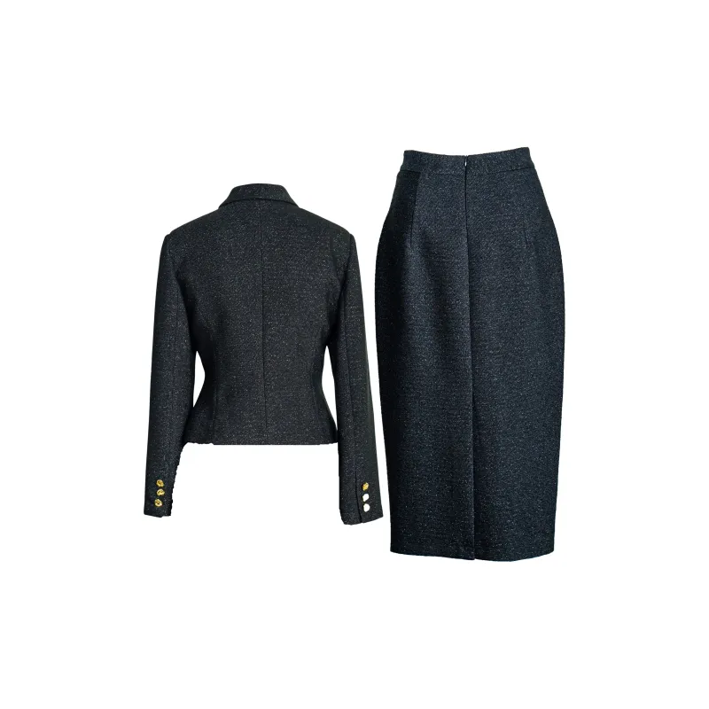 ROEYSHOUSE Skirt Set Women's Black-1