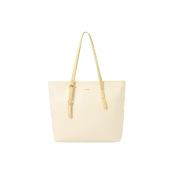 SEM/R Synthetic Leather Shoulder Bag Women's Pink Tone/Ecru/Custard/Khaki/Black