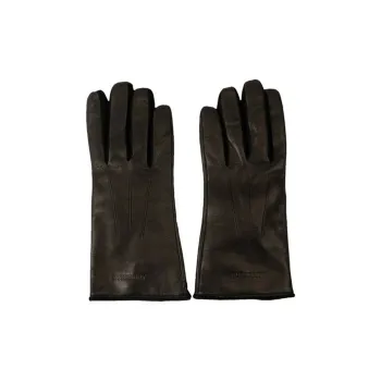 Burberry Embossed Logo Cashmere Lined Lambskin Gloves