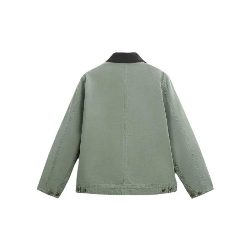 ZARA Puffer Jacket Men's Light Green-1