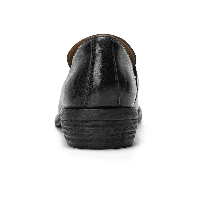 Q.VONTON Loafers Women's Black/Coffee-5