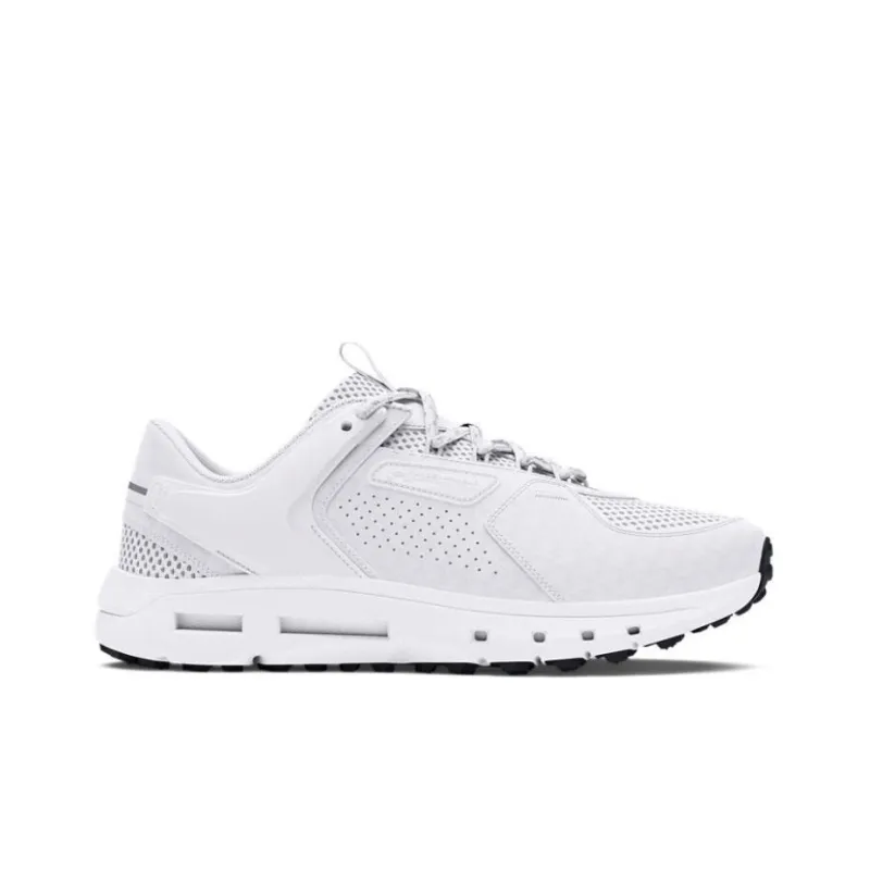 Under Armour Cushioning Wear Resistant Low Top Casual Running Shoes Men's White-1
