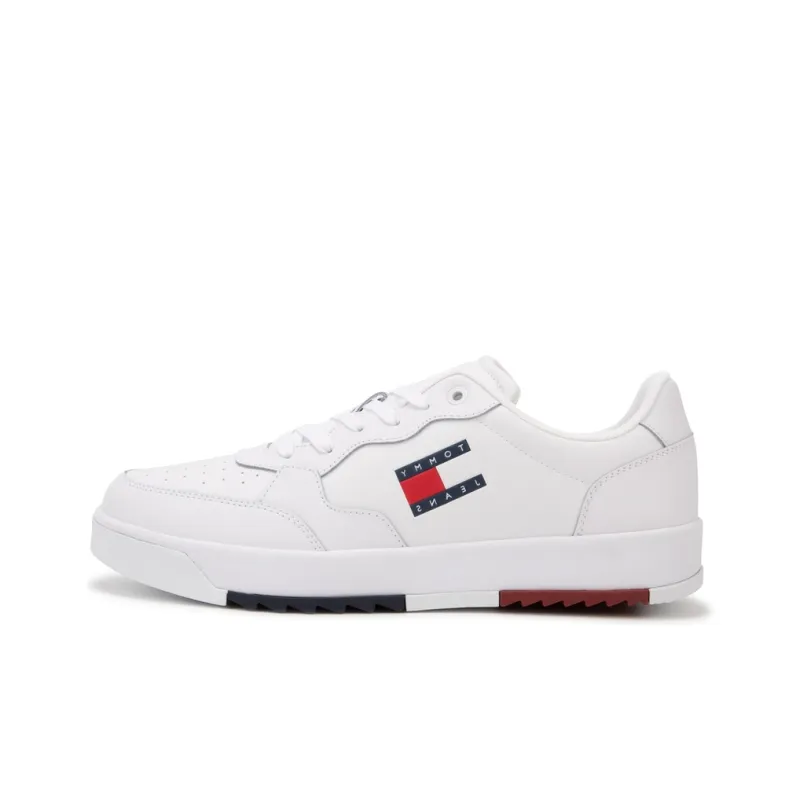 Tommy Hilfiger Low Top Skateboard Shoes Men's White-0