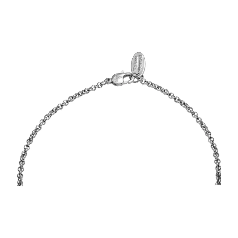 Vivienne Westwood Brass Necklaces Unisex Black-3