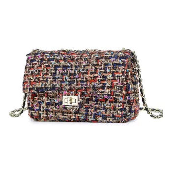 Bywhich Woolen Shoulder Bag Crossbody Bag Regular Women's Black/White