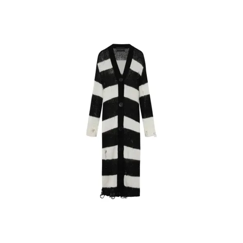 MO&CO Sweaters Women's White/Black Striped