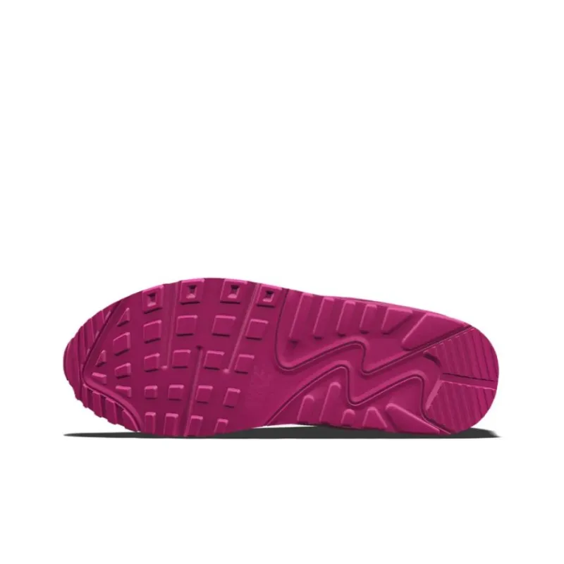 Nike Air Max 90 Cushioning Wear Resistant Low Top Casual Shoes Unisex Pink-5