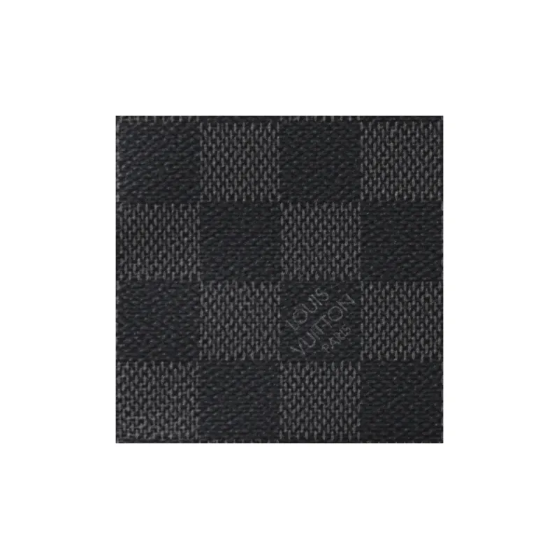 LOUIS VUITTON Canvas With Leather Trim Canvas Bag Toiletry Bag Women's Black-5