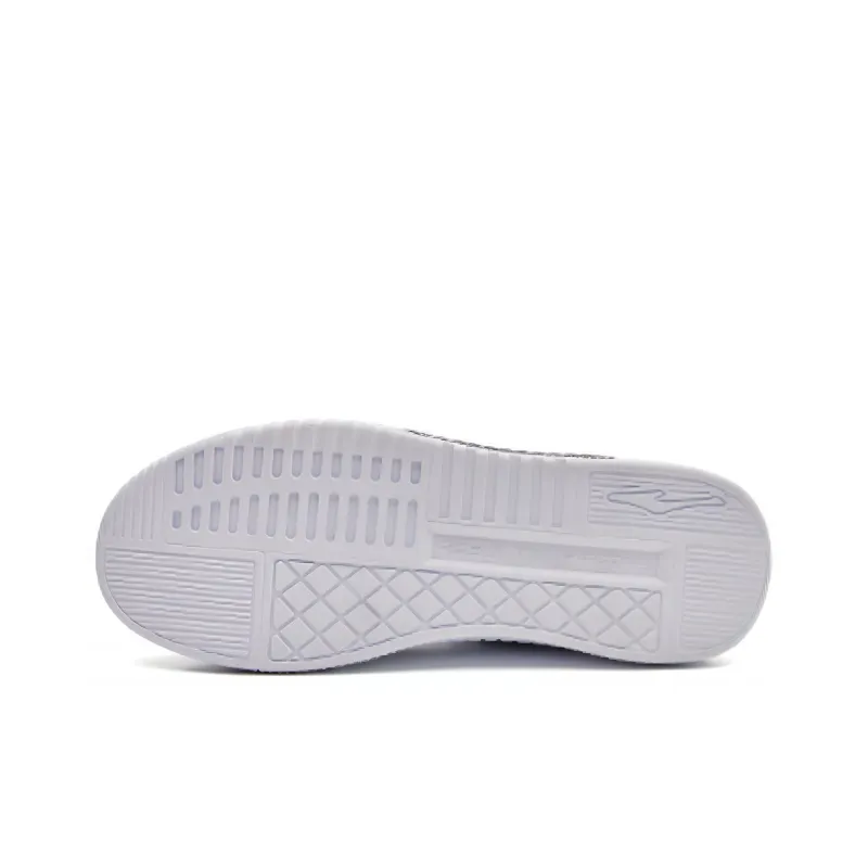Erke War Song Skateboard Shoes Men Low Top White/Black-4