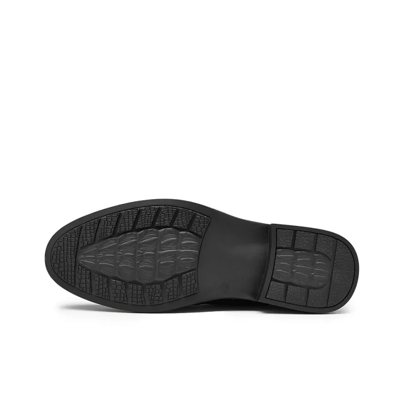 KAISER Dress Shoes Men Low Top Black/Brown-13