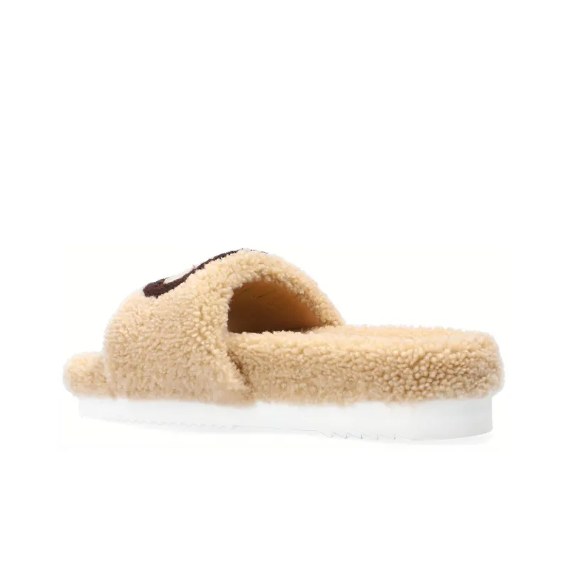 GUCCI Women's Slide 'Interlocking G Merino Wool Light Brown' Women's-2