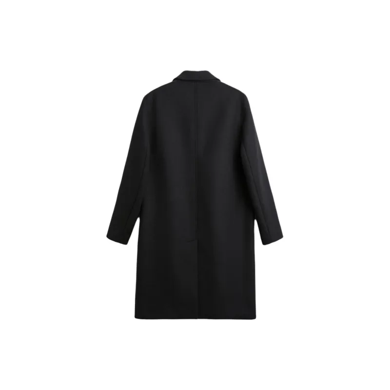 ZARA Coats Men Black-1