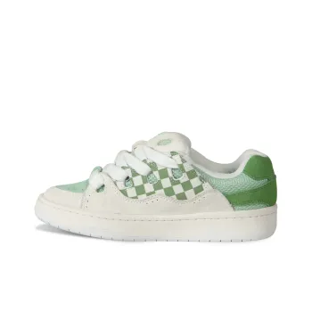 Ollieskate Wear resistant And Lightweight Low Top Casual Shoes Unisex White Green