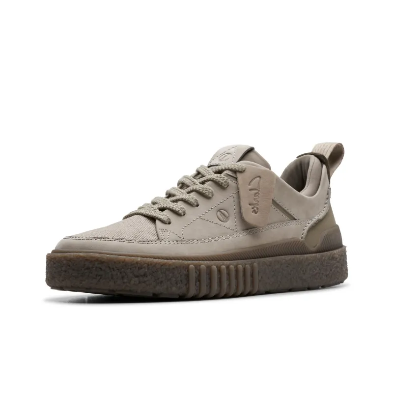 Clarks Low Top Skateboard Shoes Men's Gray-1