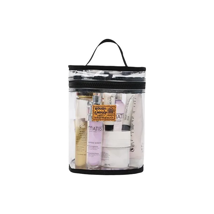 Rough Enough PVC Handbag, Storage Bag, Makeup Bag, Toiletry Bag Regular Unisex Transparent-4