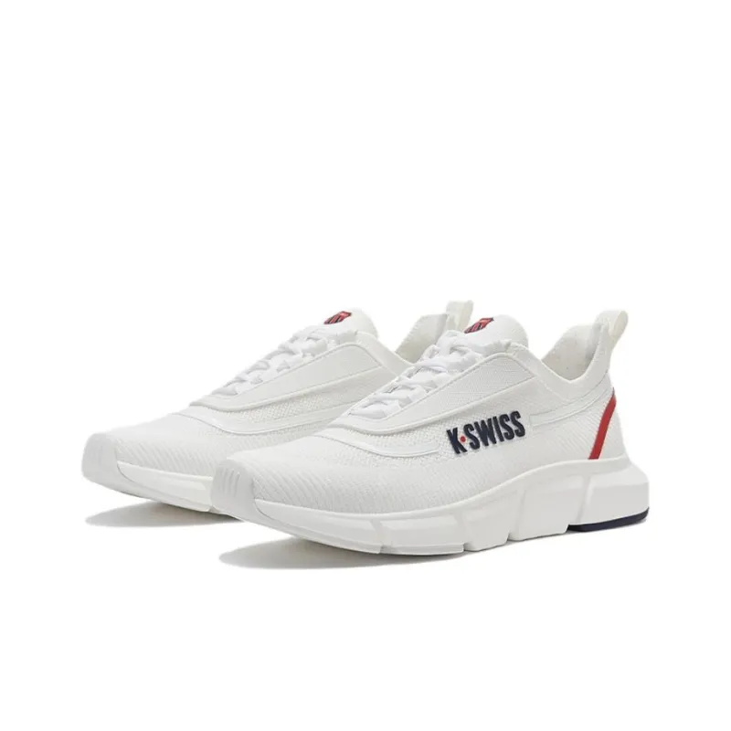 KSWISS Slip Resistant And Breathable Low Top Running Shoes Women's White-1