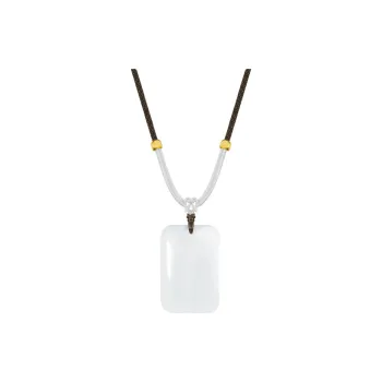 YUOFFICIAL Chalcedony Necklaces Unisex