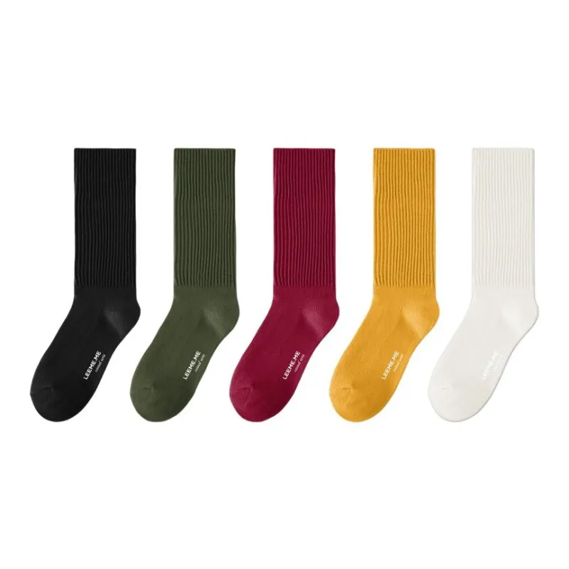 LEEME.ME Mid Calf Socks Women's 5 Pack-0