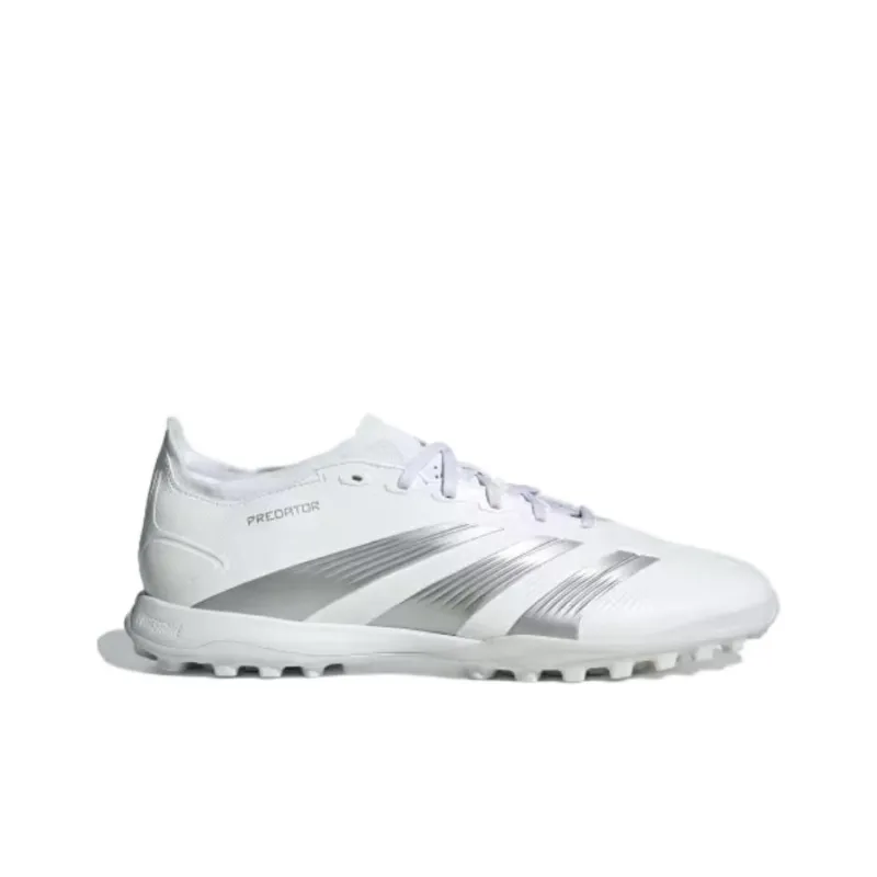 Adidas Predator 24 League Low Turf Cloud White Silver Metallic Grey-1