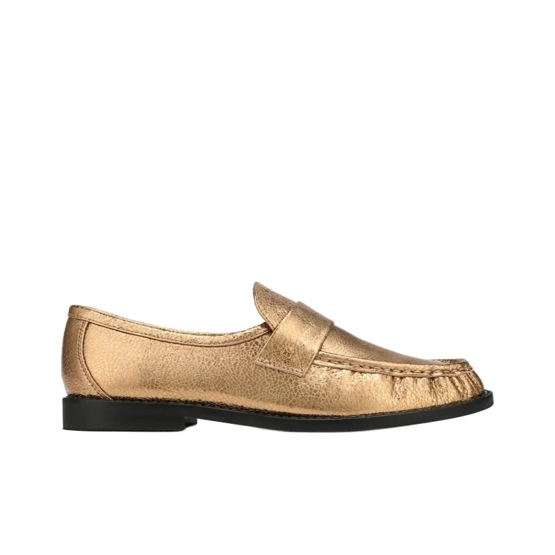 Naked Wolfe Goldie Loafers 2cm Women's Gold-1
