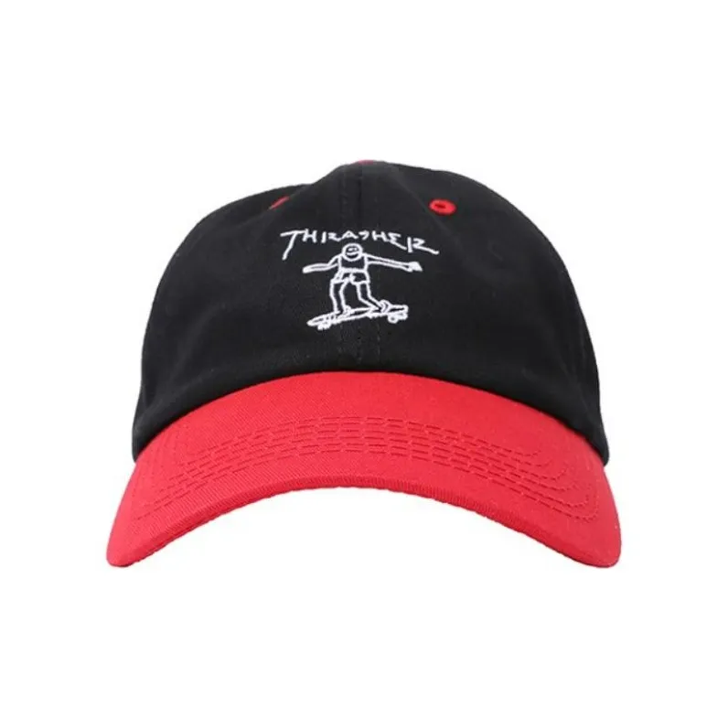 Thrasher Cotton Baseball Caps Men's Black-1