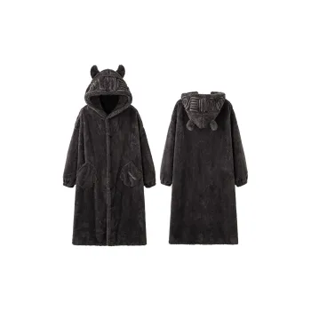 MIOJUER Bath Robes Men's Dark Gray