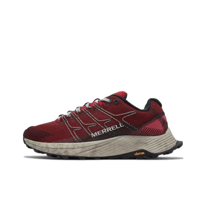 MERRELL Moab Flight Wear-resistant And Lightweight Low-Top Outdoor Shoes Women's Dark Red-0