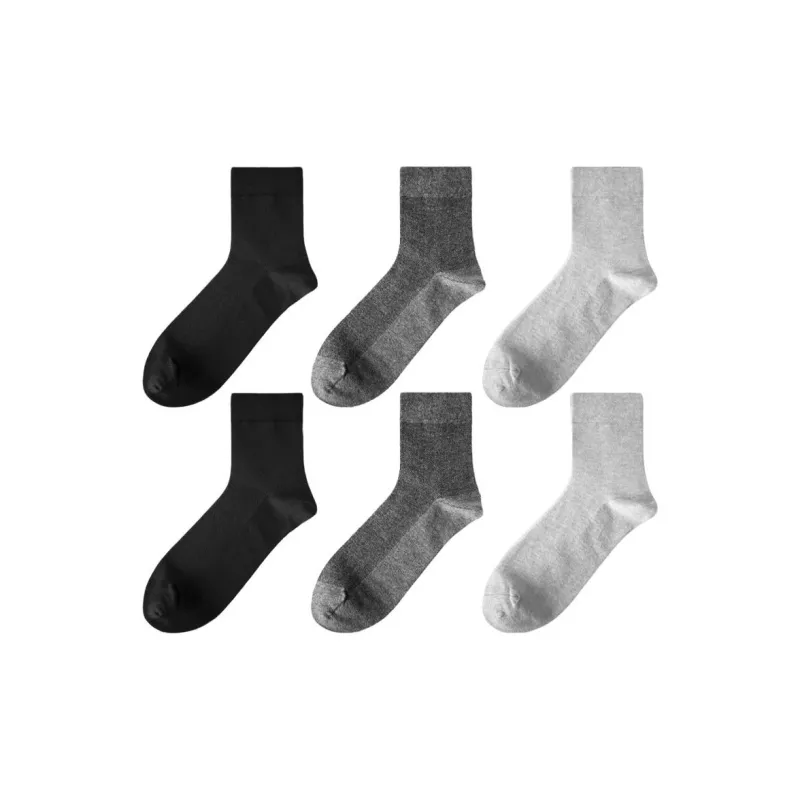 LEEME.ME Mid Calf Socks Men's 6 Pack-0