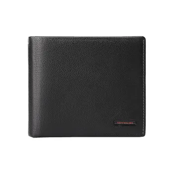 SEPTWOLVES Top Grain Sheepskin Wallets With Money Clip Regular Men's Black/Coffee
