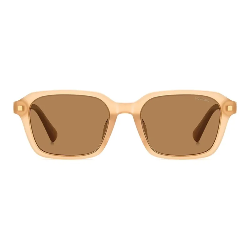 Polaroid Plate Frame Irregular Shape Sunglasses Women's-1
