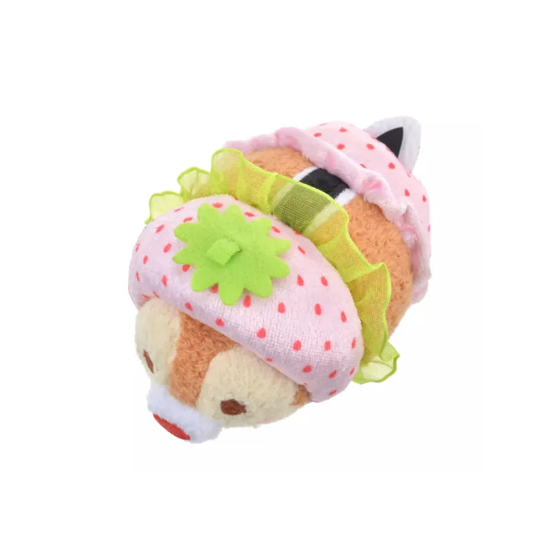 Disney Chip 'N Dale Strawberry Collection TSUM Dolls Plush Doll 6cm High-4