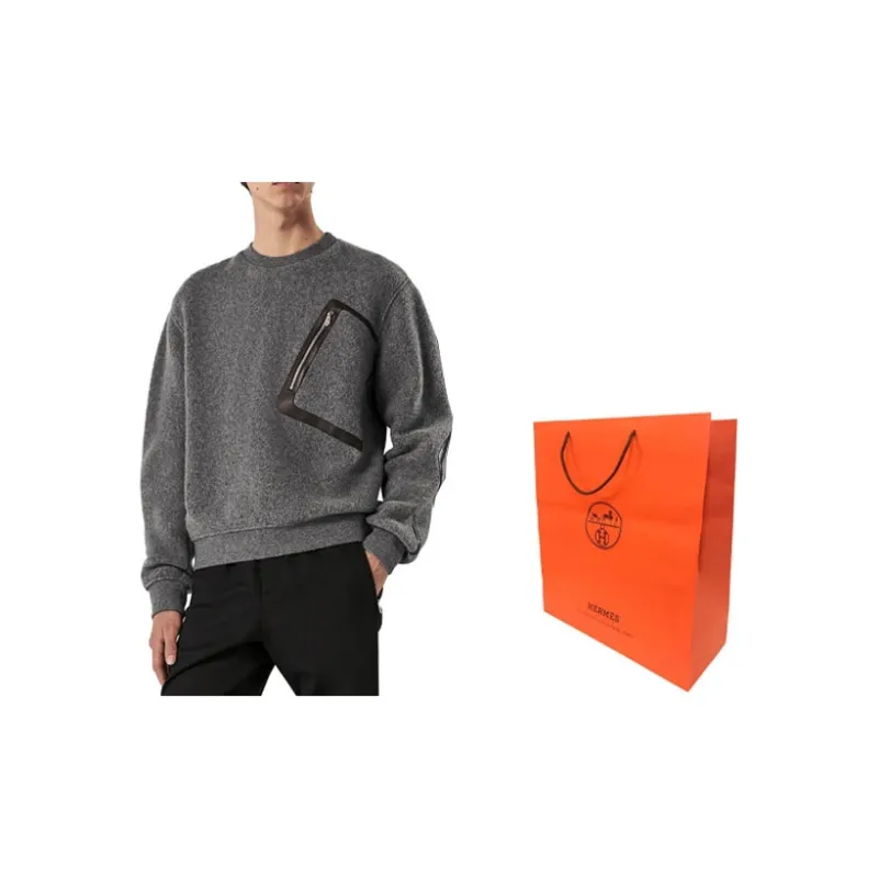 HERMES Knitwear Men Gray-2