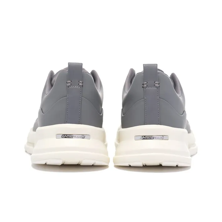 LI NING 1990 Du Xing Low Top Running Shoes Men's Asphalt Gray-3