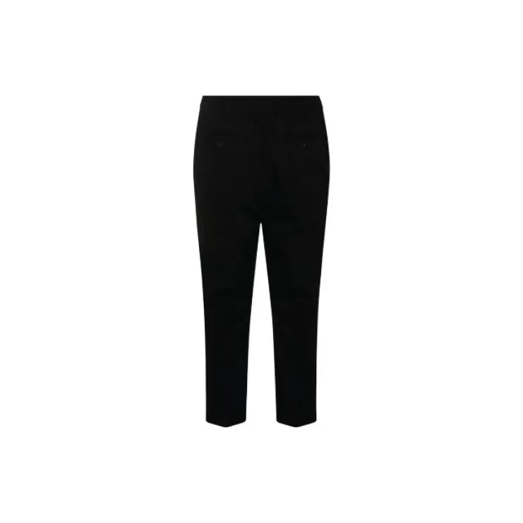 AMIPARIS Elastic Waist Straight Leg Trousers-1