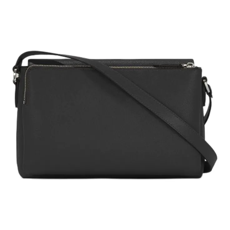 MONTBLANC MONTBLANC Cow Leather Shoulder Bag Crossbody Bag Men's Classic Black-2