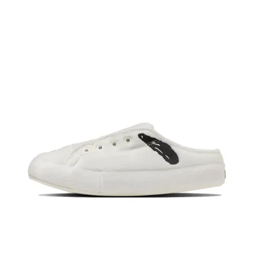 Converse All Star RS CV OX Slip-Resistant Cushioning Low-Top Skateboard Shoes Unisex White Black Japan Version