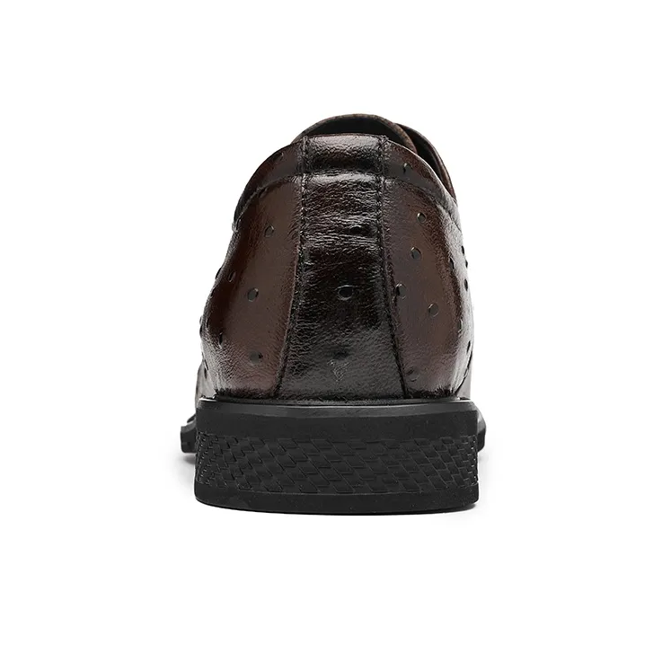 KAISER Dress Shoes Men Low Top Black/Brown-3