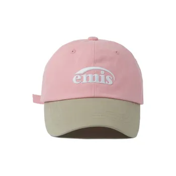 Emis Cotton Baseball Caps Unisex Pink