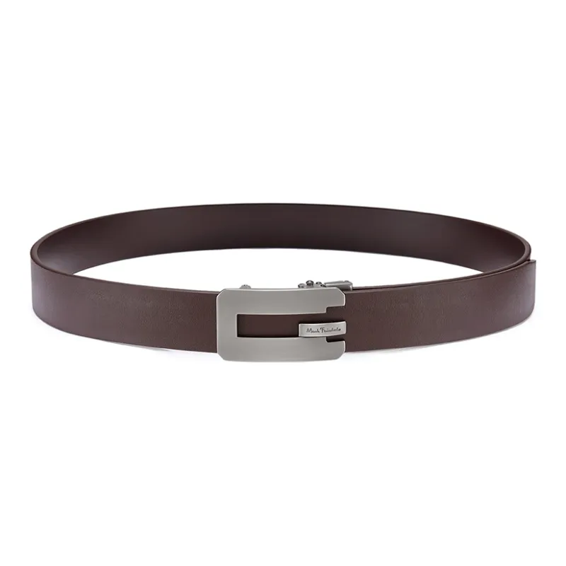 FAIRWHALE Cow Leather Belt Men's Width 3.5CM-3