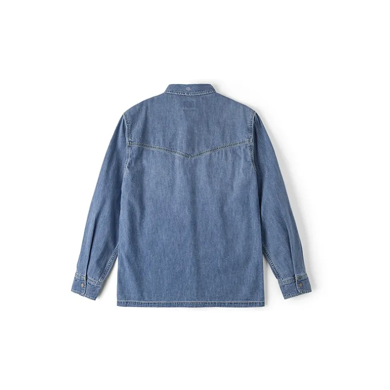 Lee Shirts Men Medium Blue-1