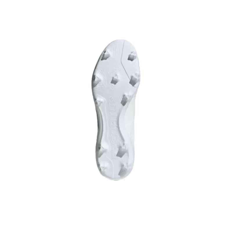 Adidas Predator 24 League Low Fg Cloud White Silver Metallic Grey-3