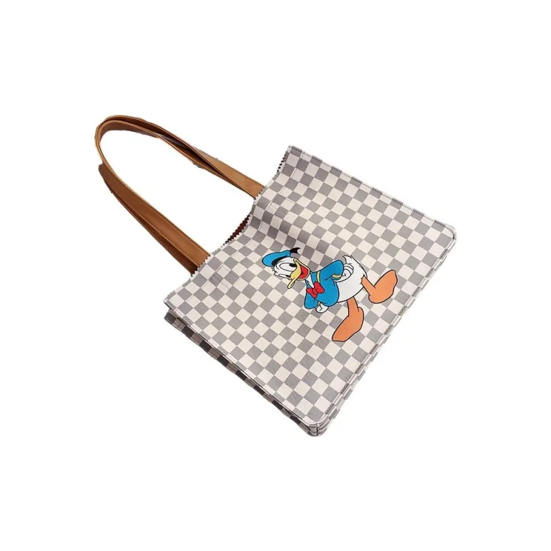 Disney PVC Tote Bag Shopping Bag Crossbody Bag Shoulder Bag Large Size Women's White/Coffee/Blue-3