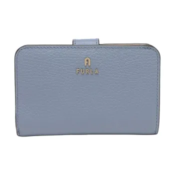 Furla Leather Wallet Women's Sky Blue